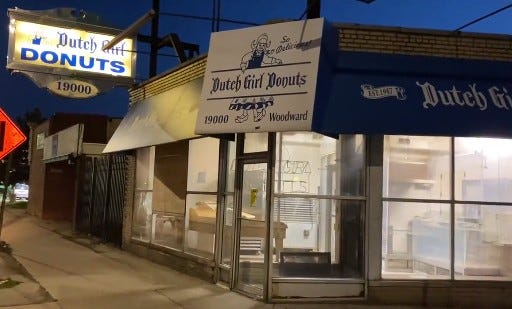 Dutch Girl Donuts building for sale