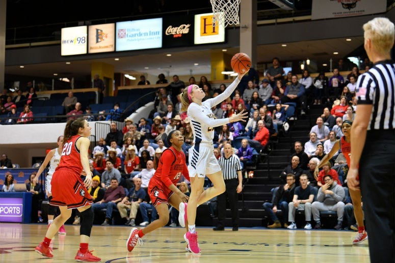 Drexel junior forward Bailey Greenberg leads the team in scoring and rebounding.