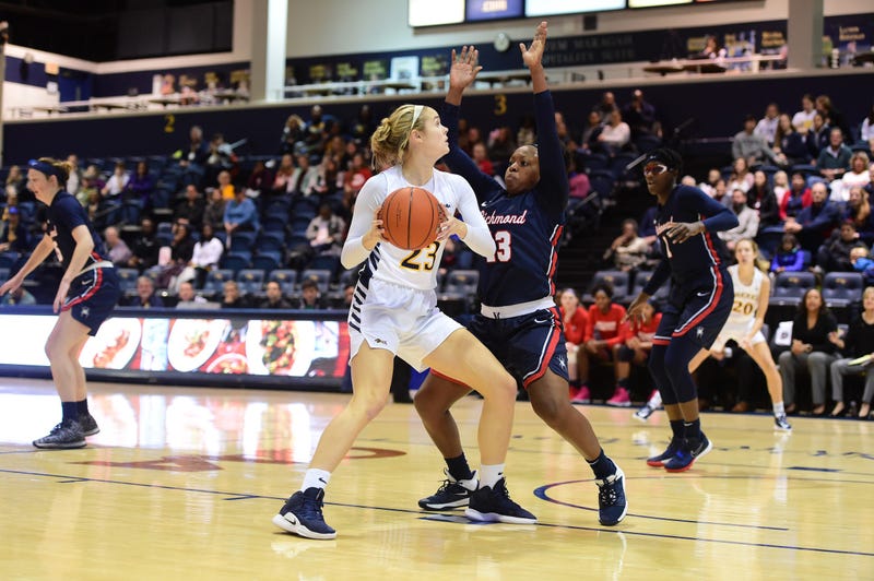 Drexel senior forward Bailey Greenberg leads the team in scoring and rebounding.