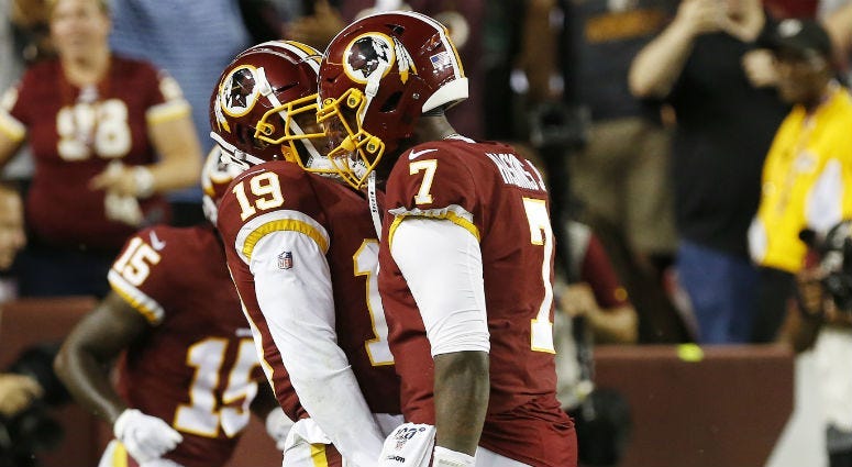 Dwayne Haskins' first Redskins TD pass was a 55-yard strike