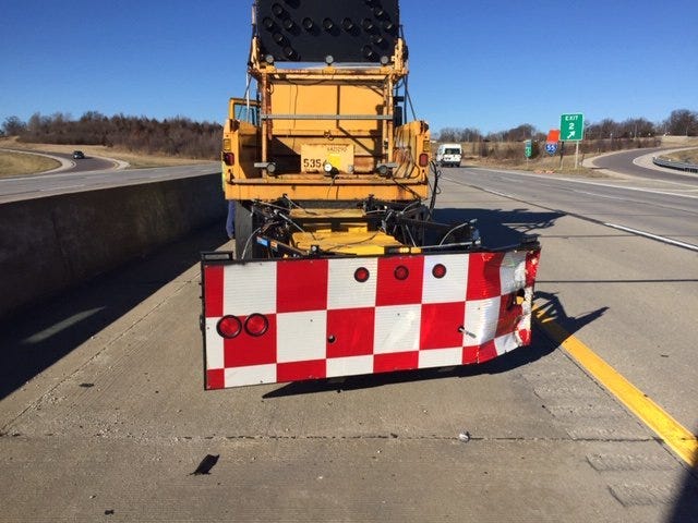 MoDOT truck crash