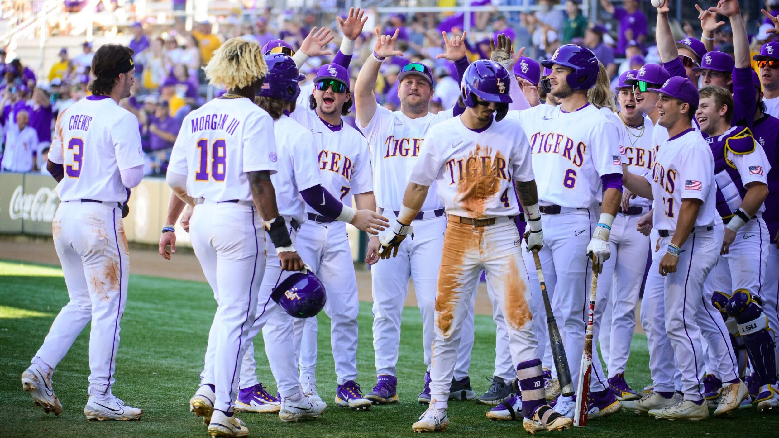LSU baseball plates 26 runs in demolition of CCSU at Alex Box Stadium