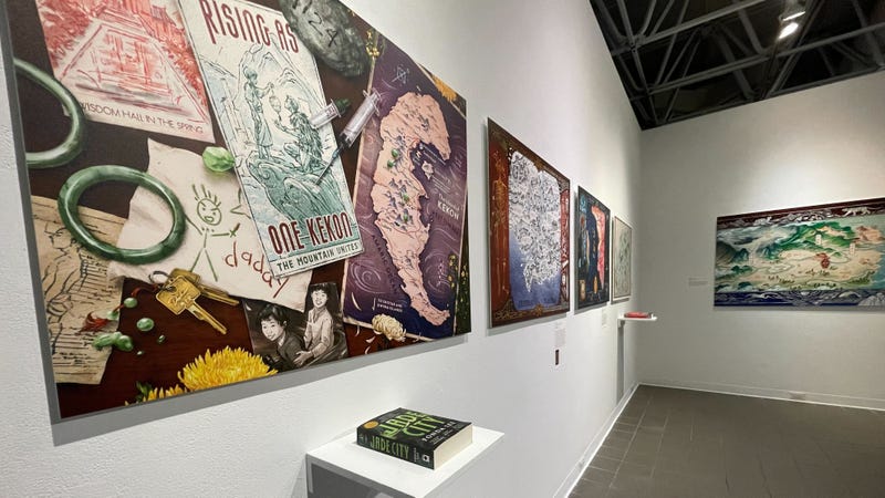 Cartographic art at Fantasy’s Spell: The Art of Enchantment