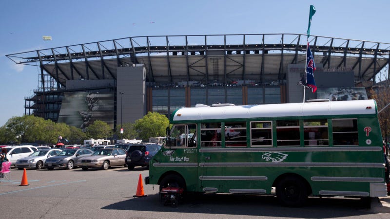 Eagles Tailgating van 