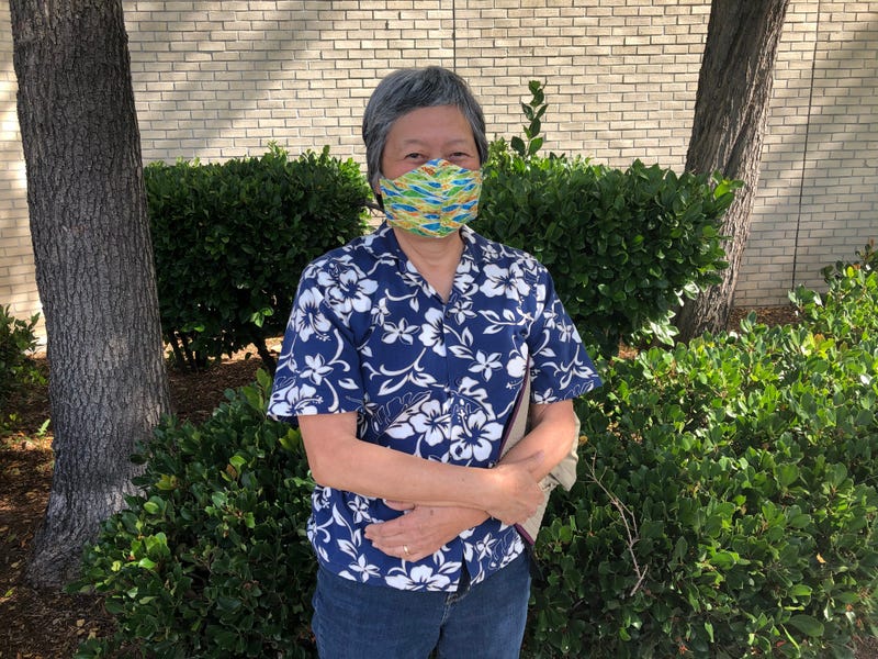 Ellen Kruse, East Bay mask sewist, Makes Masks to Make Money for Alameda Food Bank