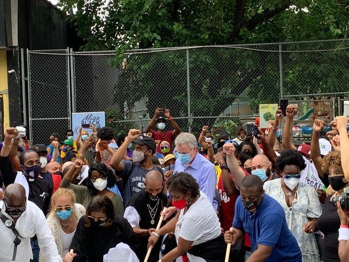 Black Lives Matter mural Harlem