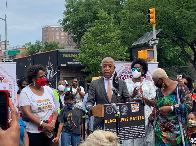 Black Lives Matter mural Harlem