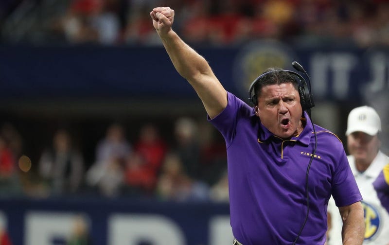 LSU coach Ed Orgeron