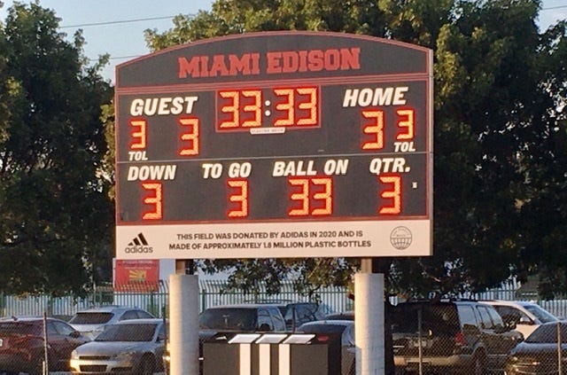 Miami Edison High Has A New Football Field