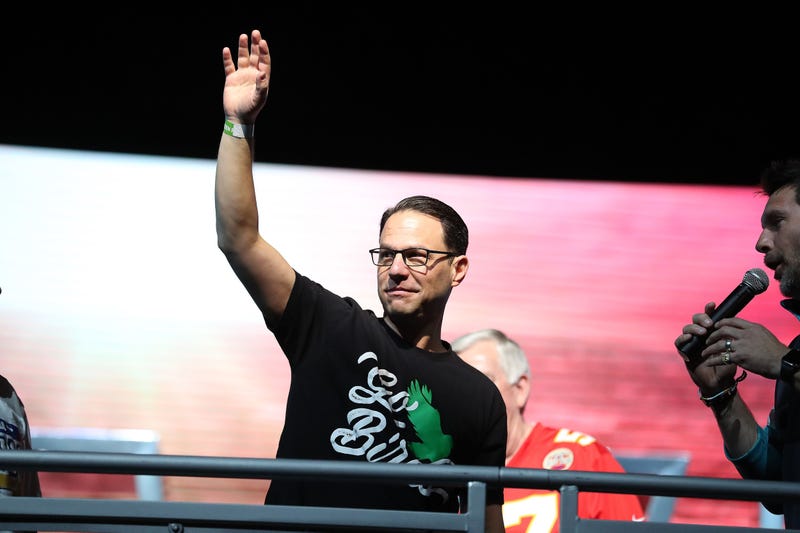 Pennsylvania Gov. Josh Shapiro went to Super Bowl LVII earlier this month in Arizona.