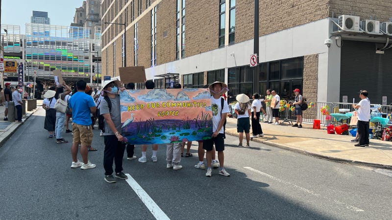 Protest outside of the U.S. Immigration and Customs Enforcement Philadelphia field office
