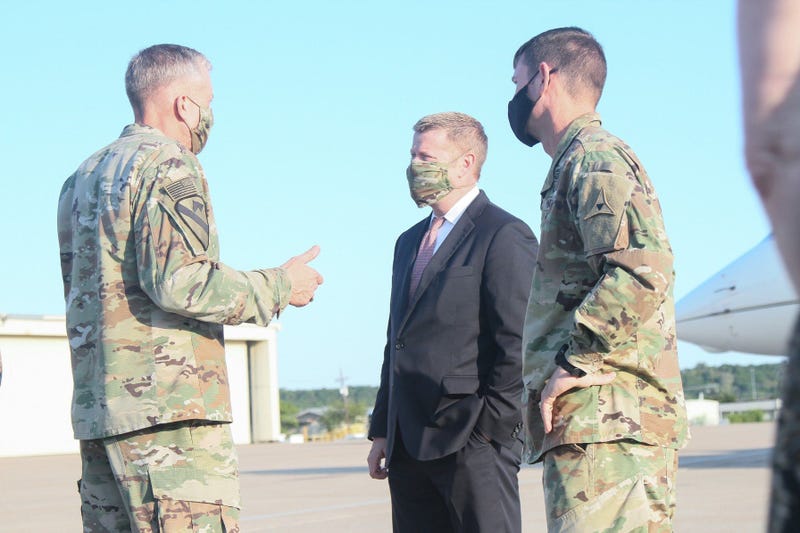 Sec Army at Fort Hood