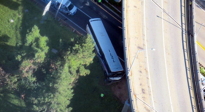 NJ Transit bus crash