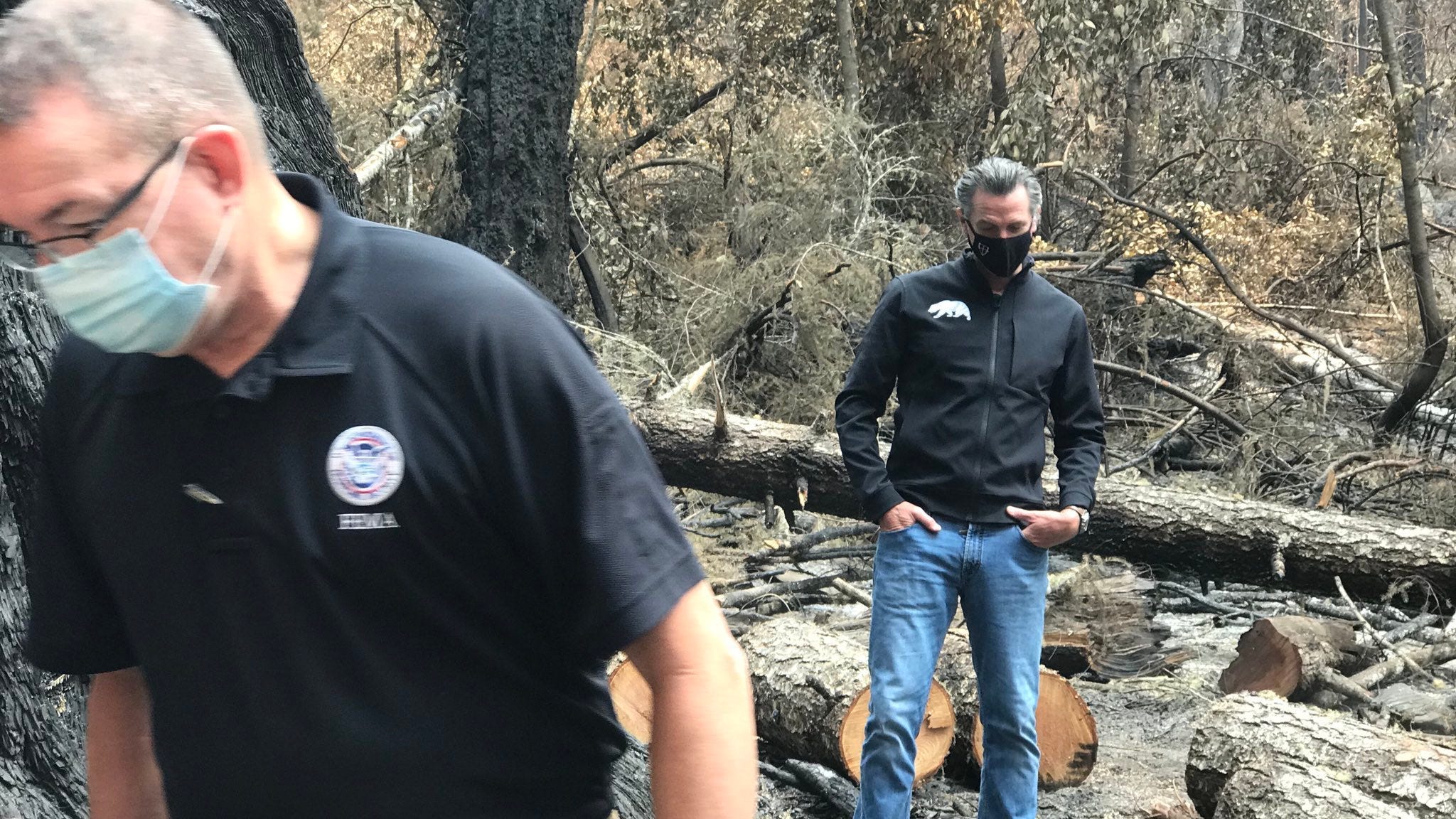 VIDEO: CA Governor Surveys Big Basin Destruction; Park to Be 'Reimagined' Following Year-Long Closure