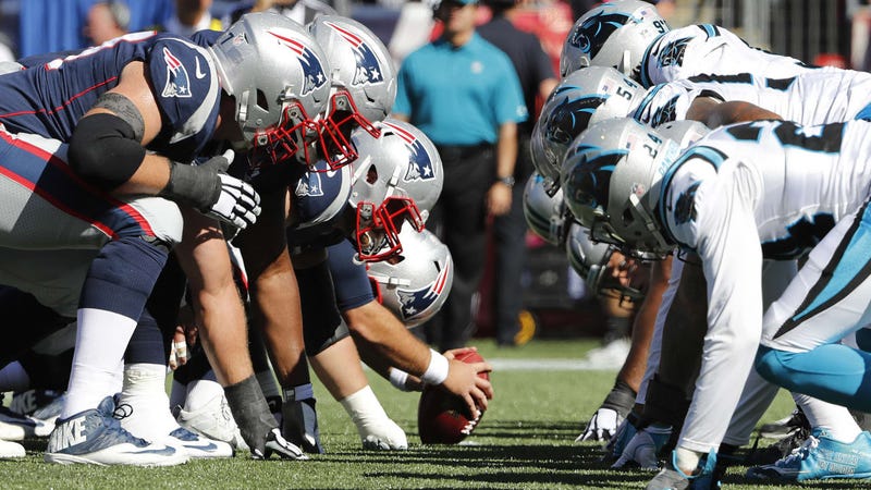 The Patriots took on the Panthers Sunday. 