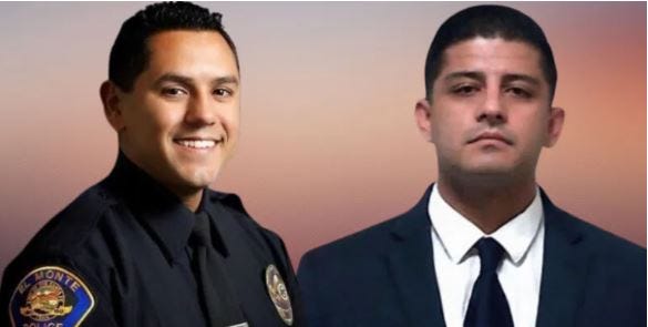 Corporal Michael Paredes and Officer Joseph Santana