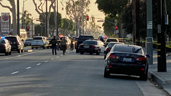 Widow of slain El Monte sergeant files claim against Gascon, L.A. County