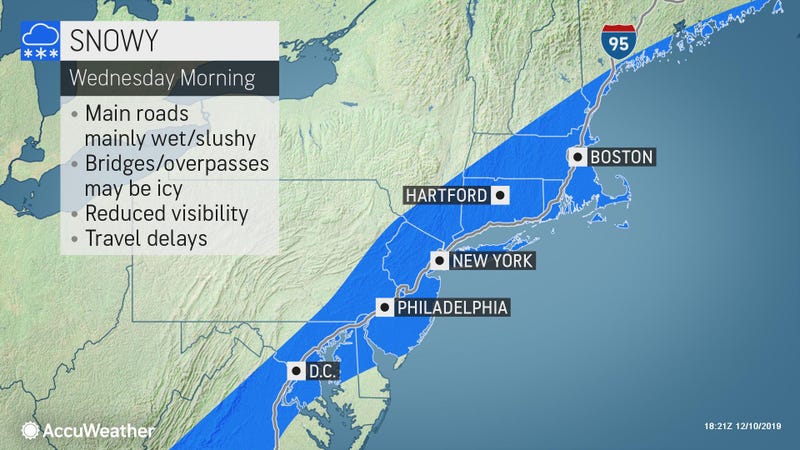 Northeast weather map