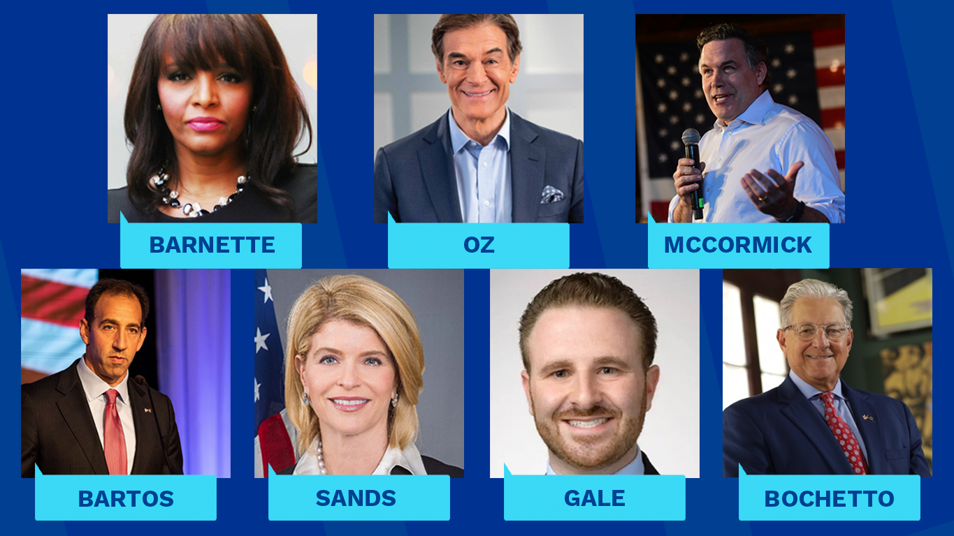 Pa. GOP Senate candidates and their political strategies