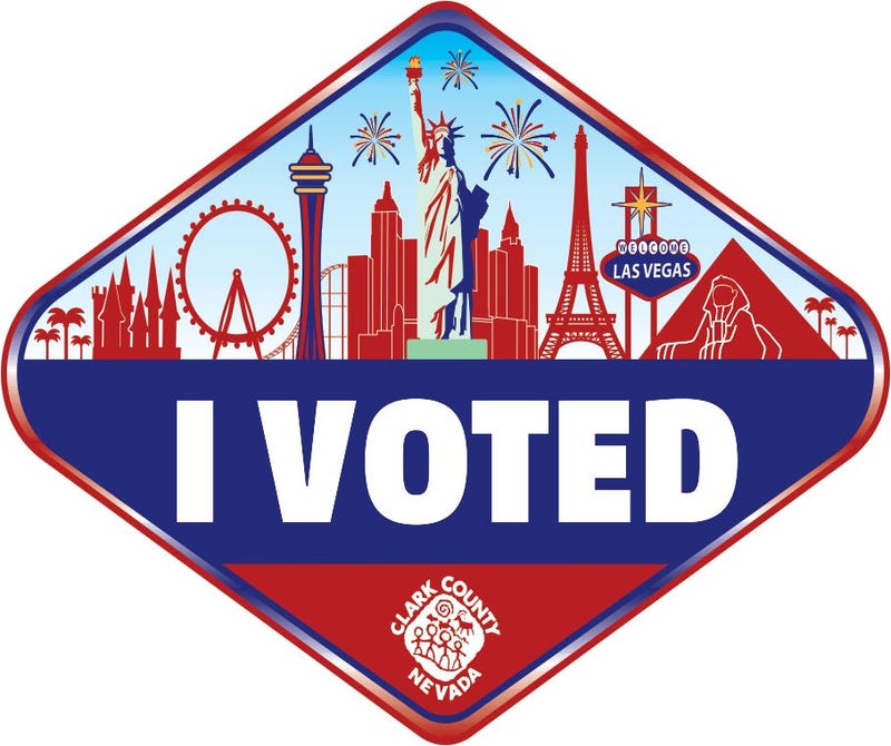 Picture of Nevada's "I Voted" sticker