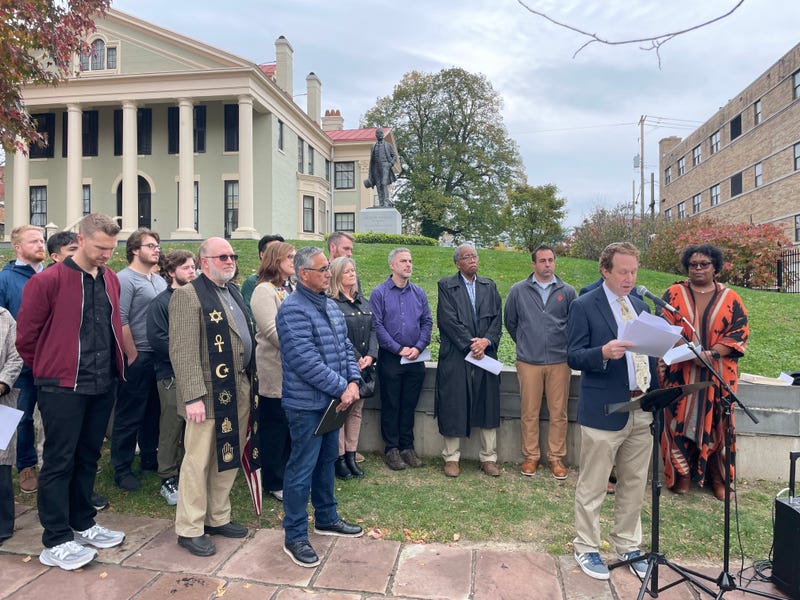 Political violence rally
