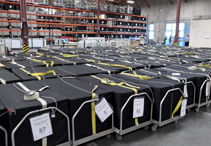 Nevada Elections, ballot storage