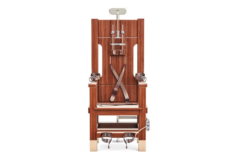 SC Bill pushing the electric chair for Death Row inmates