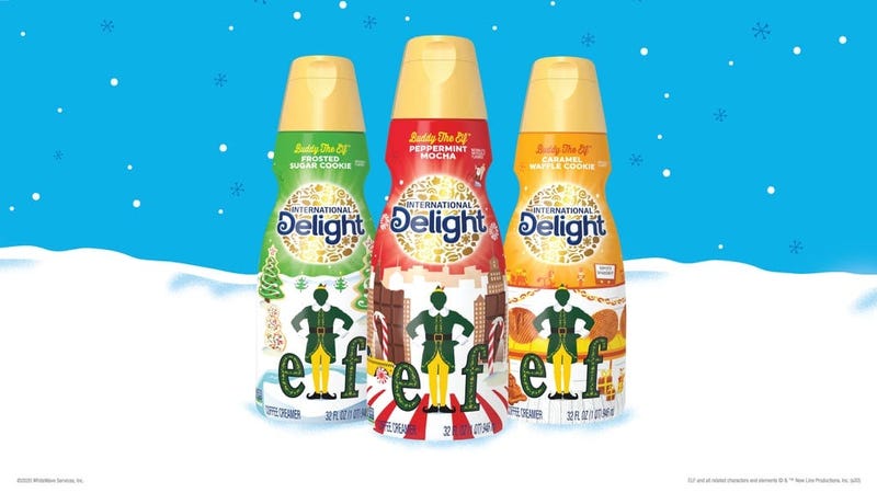 International Delight, Coffee Creamer, Elf, Movie, Limited Edition, Holiday, Flavors