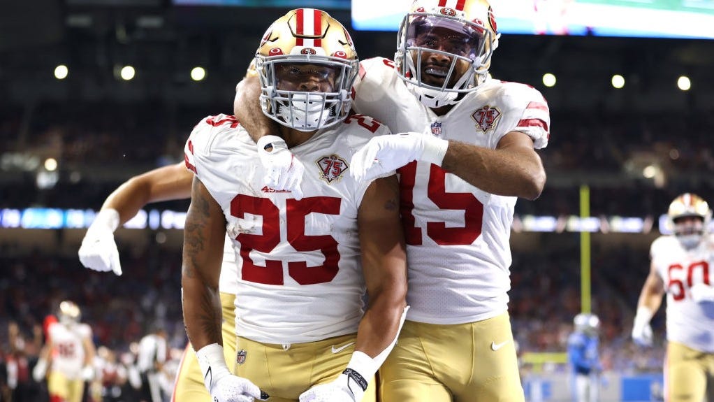 Elijah Mitchell hopes to break drought of 1,000-yard rushers on 49ers