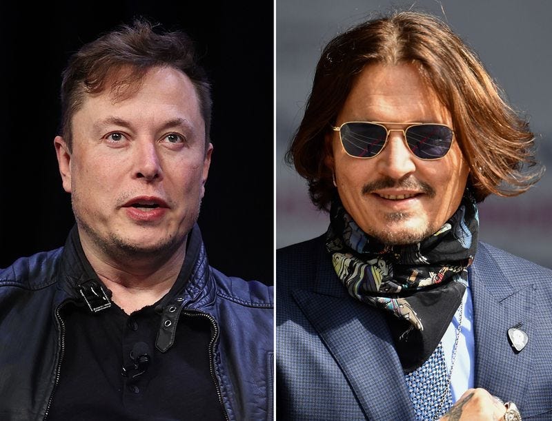 elon depp legal getty