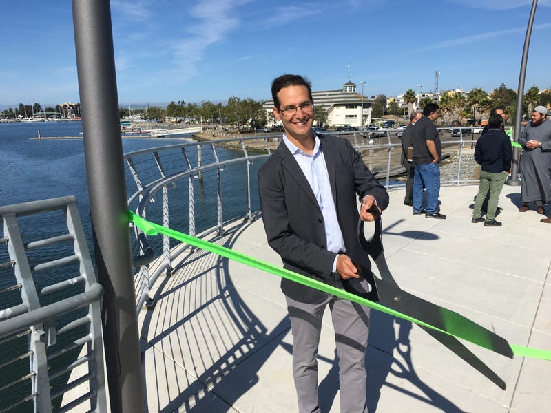 Ribbon Cutting For New Embarcadero Bridge In Oakland