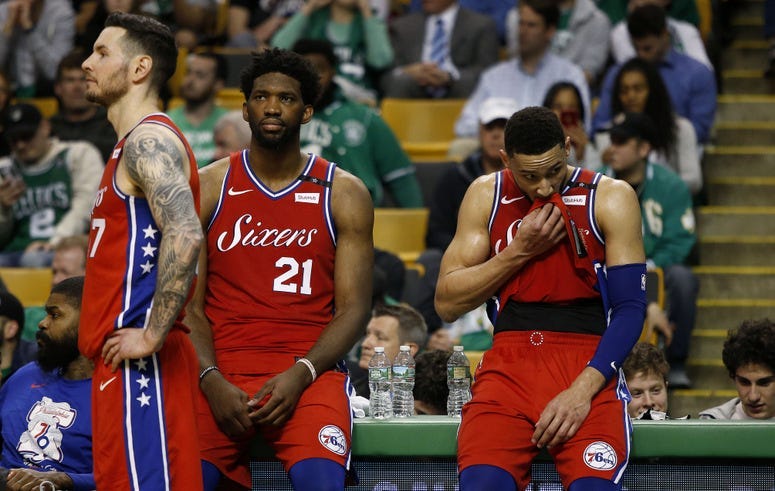 Joel Embiid and Ben Simmons