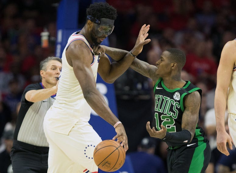 Terry Rozier punches Joel Embiid