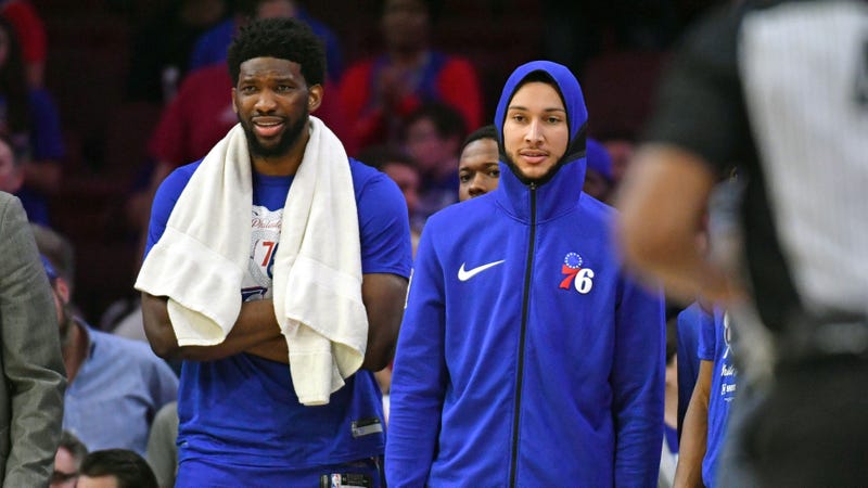 Joel Embiid and Ben Simmons