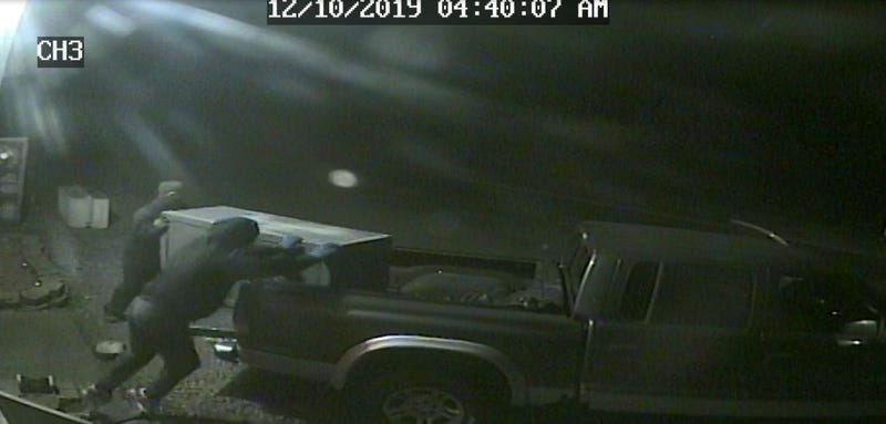 surveillance image of two suspects in Beaver County robbery