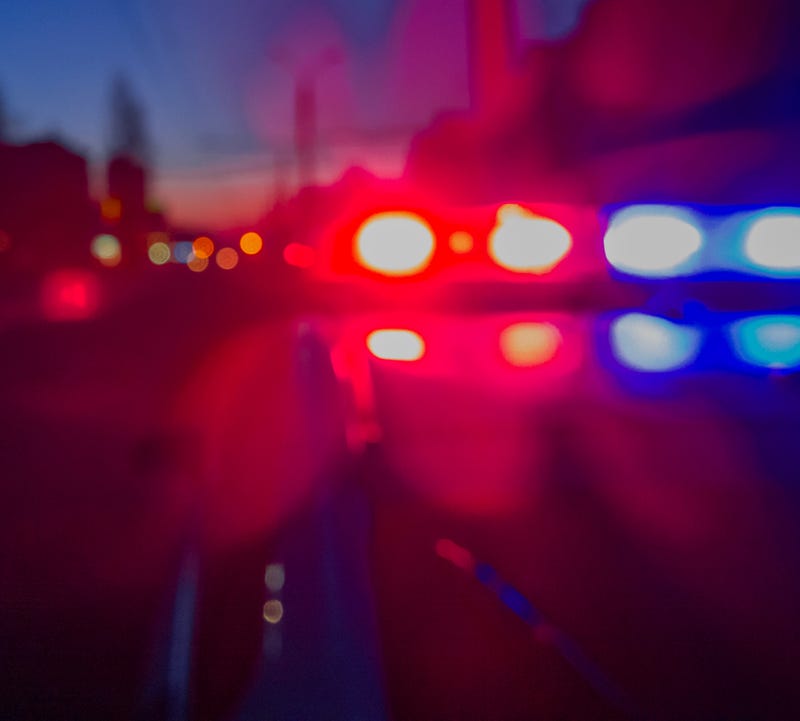 flashing emergency lights