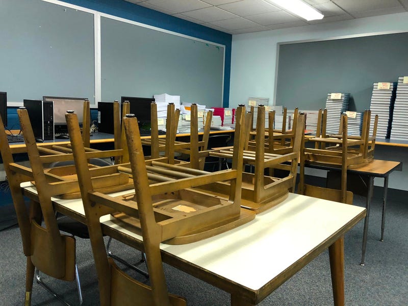 First day of classes at Buffalo Public School 92, BUILD Community School. September 8, 2020 (WBEN Photo/Mike Baggerman)