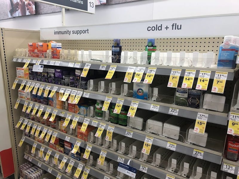 Two years after the run on toilet paper, stores now selling out of cold medicine