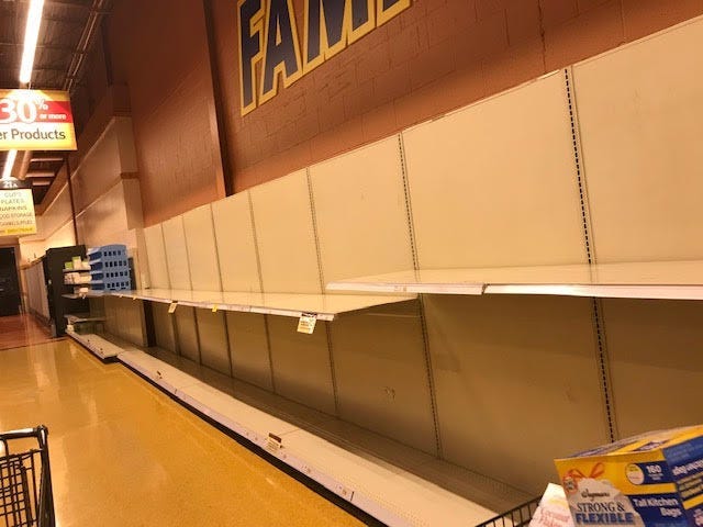 Empty Shelves