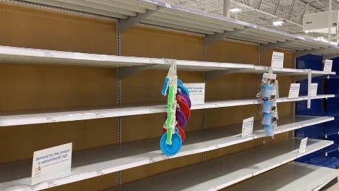 Bottled water disappearing from store shelves in Macomb County communities affected by water main break