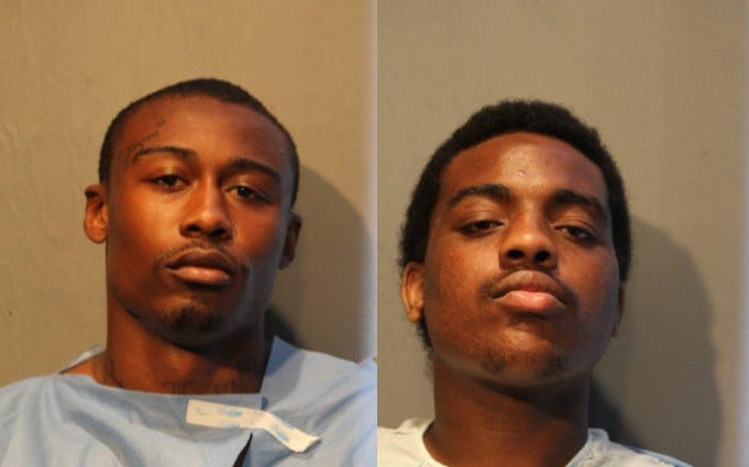 Darien Mitchell (left) and Cordero Ramey (right)