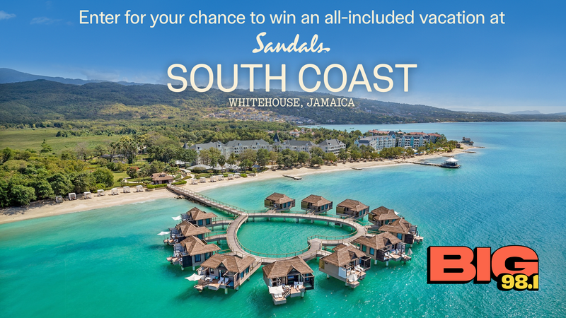 You Could Win An All-Included Vacation to Sandals South Coast in Jamaica from BIG 98.1!