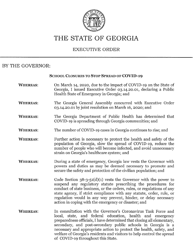Office of Governor Brian Kemp