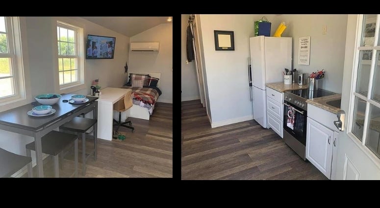 A look inside the tiny homes of the Veterans Community Project