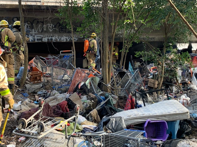 North Austin homeless camp