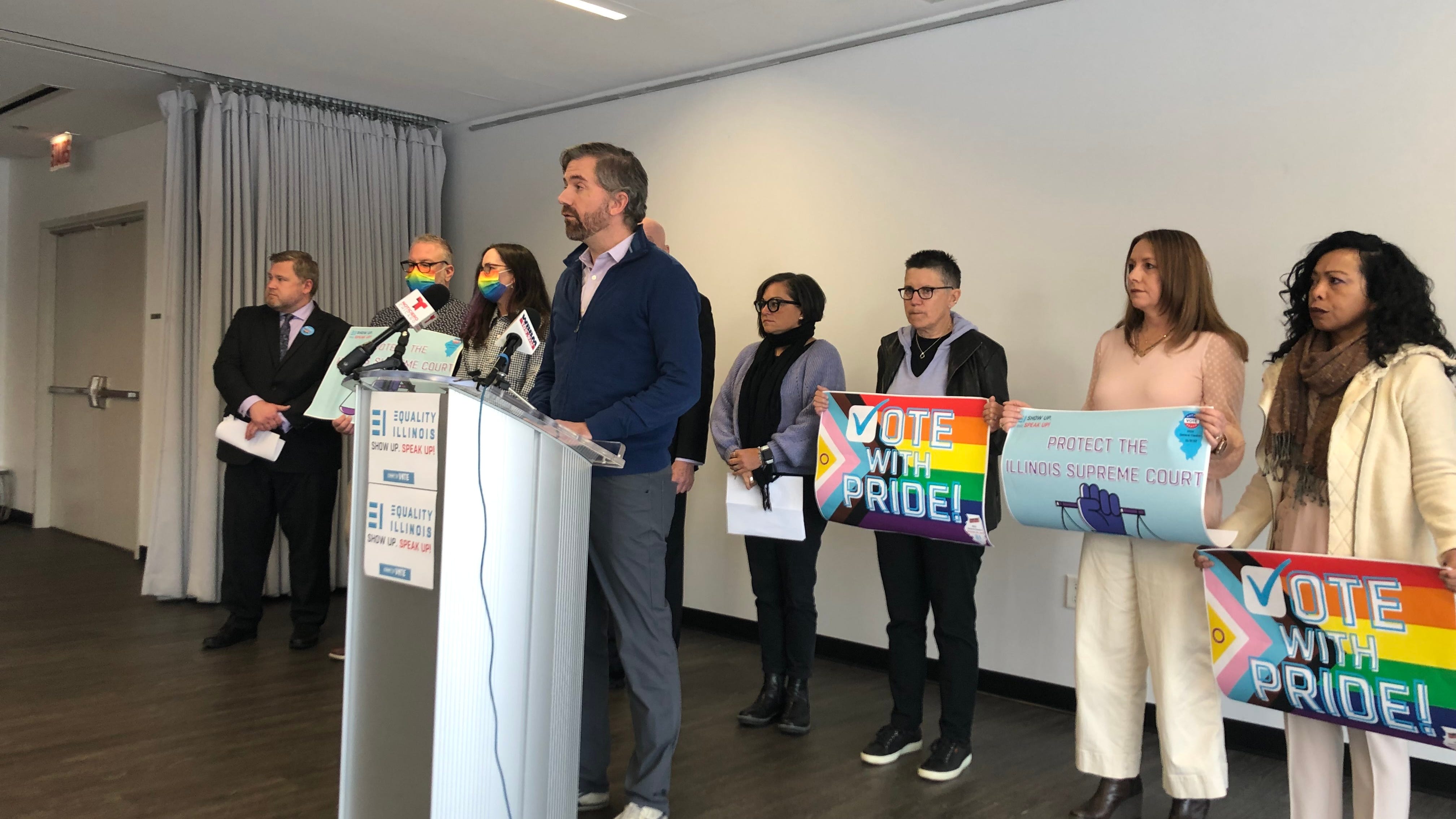 Local LGBTQ civil rights group stresses importance of upcoming Illinois Supreme Court elections