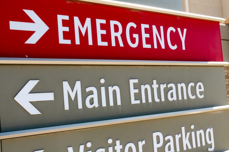 ER sign at hospital