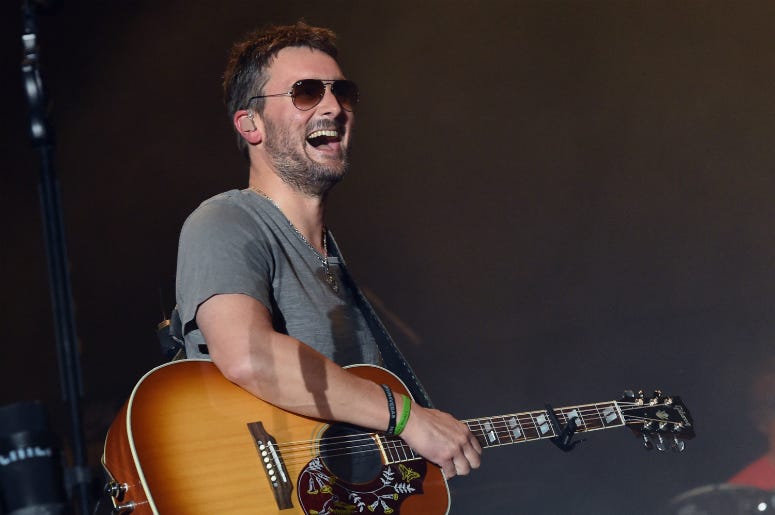 Eric Church performs during Pepsi's Rock The South Festival in 2018