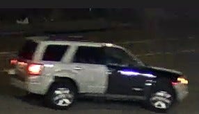 Suspect vehicle in a non-fatal shooting