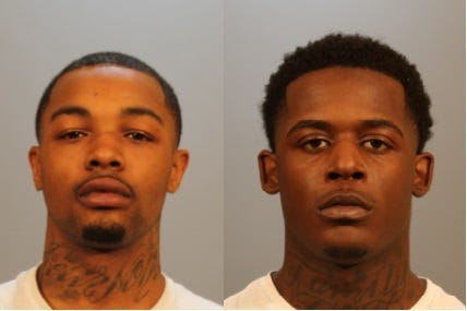 Stephen Moore III (left) and Reginald Alexander (right)